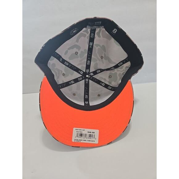 San Francisco Giants MLB NE World Series 2010 Duck Camo Fitted Hat - New Size 8 - Picture 7 of 9